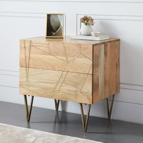 West Elm Roar + Rabbit Geo Inlay Nightstand